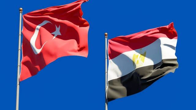 علم مصر وتركيا