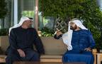 الشيخ محمد بن زايد آل نهيان رئيس الإمارات والشيخ محمد بن راشد آل مكتوم نائب رئيس الدولة رئيس مجلس الوزراء حاكم دبي