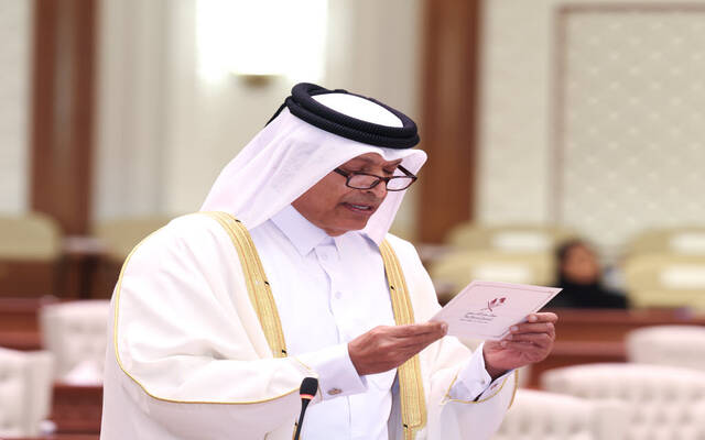 رئيس مجلس الشورى القطري حسن عبدالله الغانم