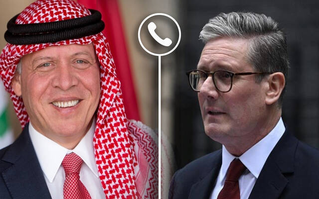 ملك الأردن يتلقى اتصالاً هاتفياً من رئيس وزراء بريطانيا الجديد