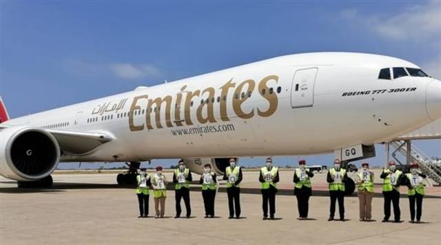 "طيران الإمارات" تستأنف رحلاتها إلى بيروت