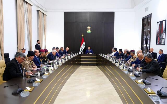 رئيس مجلس الوزراء، القائد العام للقوات المسلحة، محمد شياع السوداني يترأس اجتماعاً طارئاً للمجلس الوزاري للأمن الوطني