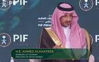 وزير السياحة السعودي، أحمد الخطيب، خلال كلمته بمنتدى صندوق الاستثمارات العامة والقطاع الخاص