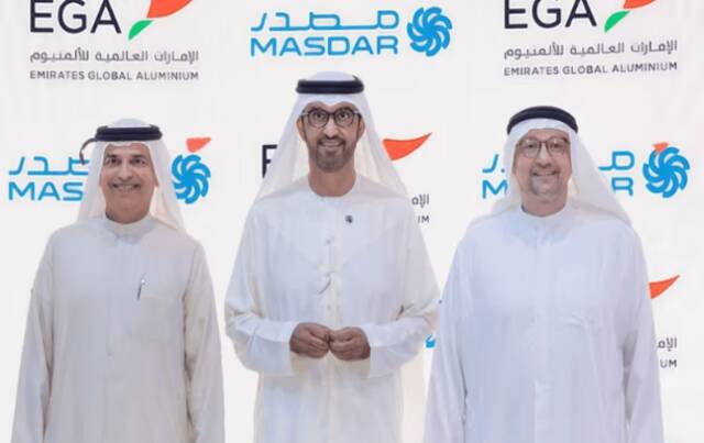 Masdar, EGA team up to foster aluminium decarbonisation