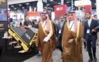 وزير الصناعة والثروة المعدنية بندر بن إبراهيم الخريف خلال زيارة معرض "MINExpo INTERNATIONAL 2024"