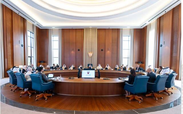 اجتماع مجلس الوزراء في البحرين