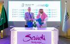 جانب من توقيع مذكرة التفاهم بين طيران الرياض و الهيئة السعودية للسياحة