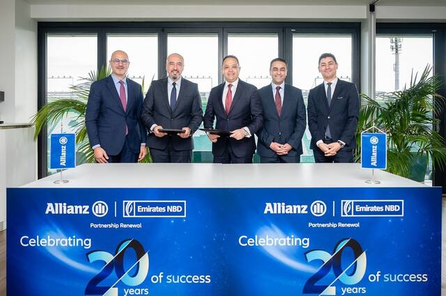 Allianz Egypt renews 5-year partner agreement with Emirates NBD-Egypt