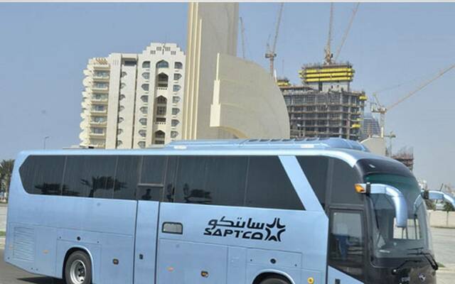 حافلة تابعة للشركة السعودية للنقل الجماعي- سابتكو - أرشيفية
