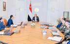 الرئيس المصري عبد الفتاح السيسي خلال اجتماع