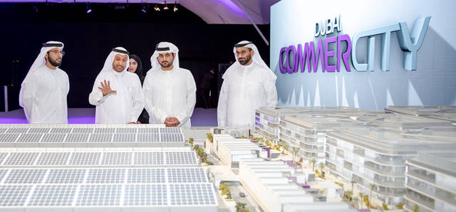 بالصور.. وضع حجر أساس "دبي كوميرسيتي" للتجارة الإلكترونية