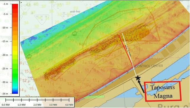 كشف أثري جديد لميناء مغمور تحت المياه بالإسكندرية.. ما القصة؟