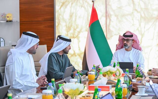 الشيخ عمار بن حميد النعيمي ولي عهد عجمان رئيس المجلس التنفيذي رئيس مجلس إدارة مصرف عجمان