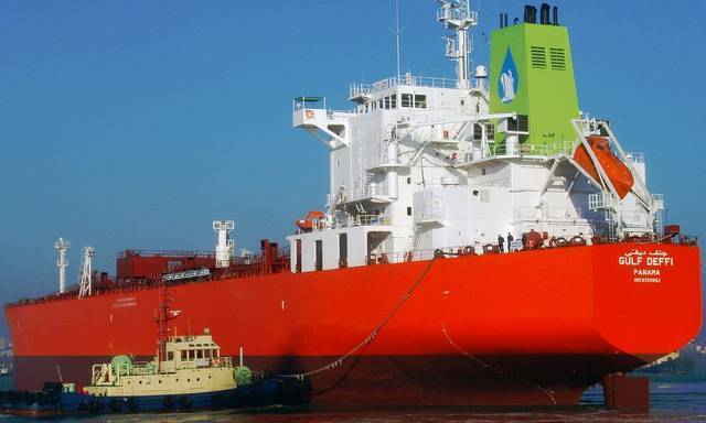 أحد سفن شركة الخليج للملاحة القابضة، الصورة أرشيفية