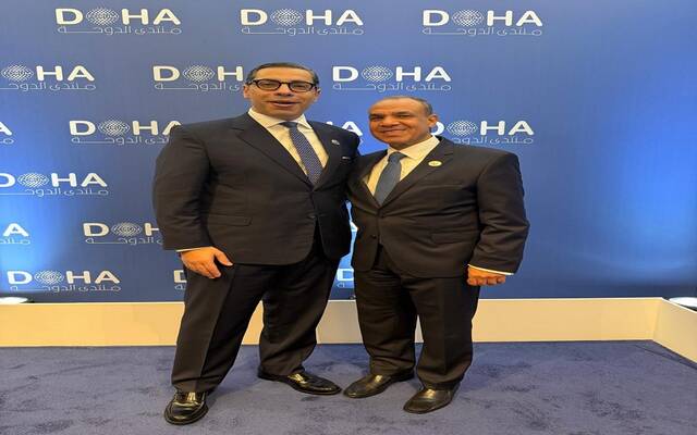 بدر عبد العاطي وزير الخارجية والهجرة وشئون المصريين بالخارج مع نظيره القبرصي كونستانتينوس كومبوس