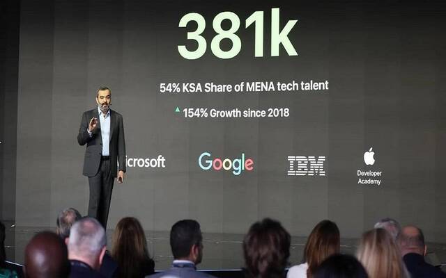 السواحه يبحث تعزيز الشراكة مع كبرى الشركات العالمية بمجالات الابتكار والفضاء