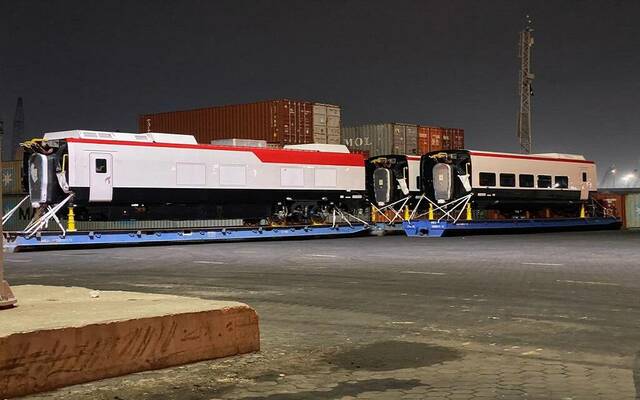 Two additional Spanish Talgo trains arrive in Egypt