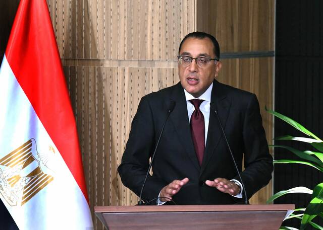 رئيس الوزراء المصري مصدفى مدبولي