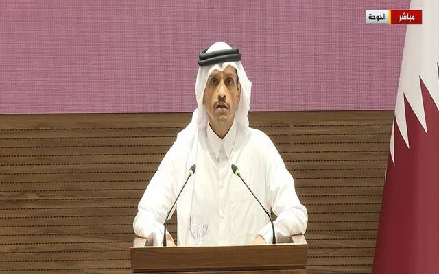 رئيس مجلس الوزراء القطري ووزير الخارجية محمد بن عبدالرحمن آل ثاني