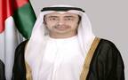 الشيخ عبدالله بن زايد آل نهيان نائب رئيس مجلس الوزراء وزير الخارجية الإماراتي