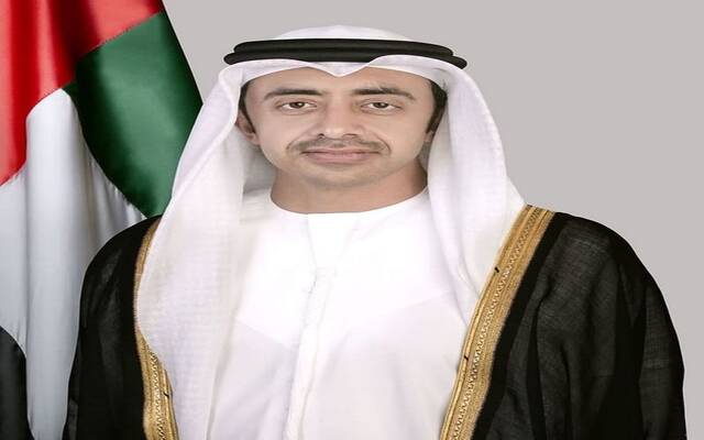 الشيخ عبدالله بن زايد آل نهيان نائب رئيس مجلس الوزراء وزير الخارجية الإماراتي