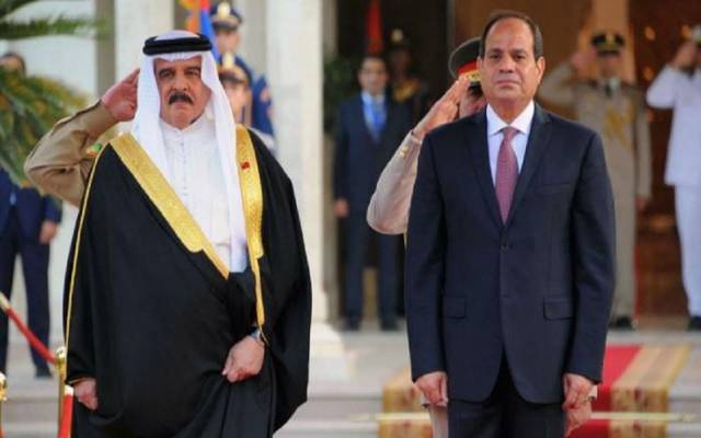 العاهل البحريني والرئيس المصري