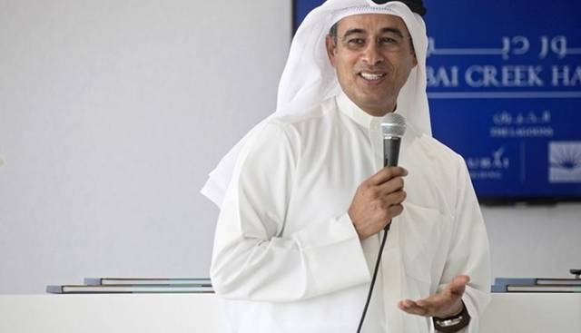 محمد العبار، رئيس مجلس إدارة "إعمار العقارية" و"إعمار للتطوير" يتفقد أحد مشاريع الشركة، الصورة أرشيفية