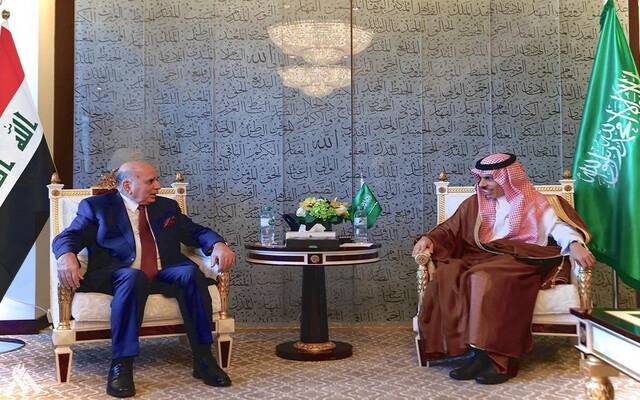 السعودية والعراق يبحثان سبل الارتقاء بالعلاقات الثنائية