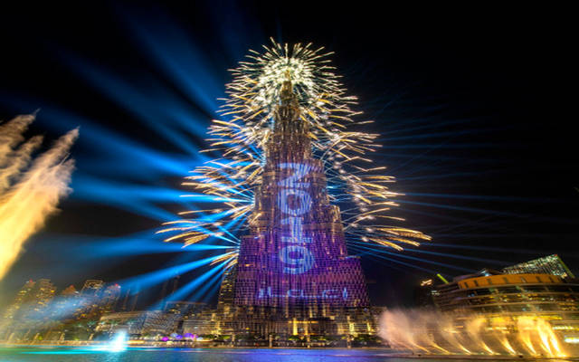 احتفالات العام الجديد بمدينة دبي