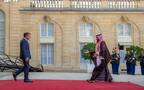 الأمير محمد بن سلمان بن عبد العزيز آل سعود ولي العهد رئيس مجلس الوزراء ورئيس الجمهورية الفرنسية إيمانويل ماكرون