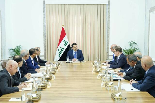 اجتماع رئيس الوزراء العراقي