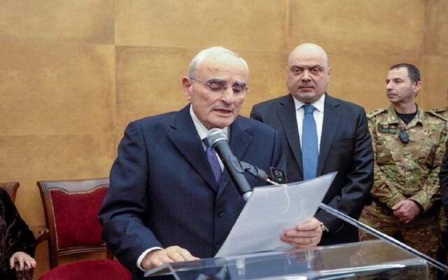 وزير الدفاع الوطني اللبناني ميشال منسى