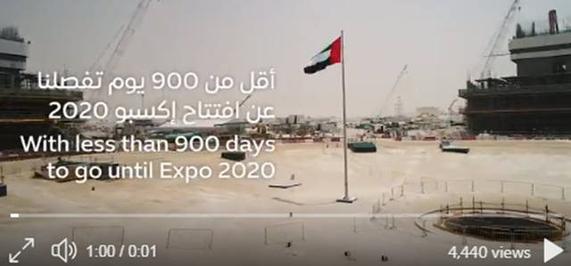 بالفيديو.. تقدم أعمال البناء في "إكسبو دبي"