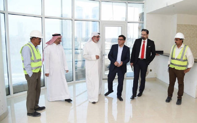 أثناء تفقد رئيس مجلس إدارة الشركة للمشروع