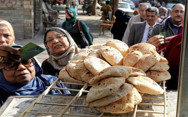 العيش المدعوم في مصر