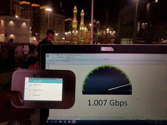 Mobily tests 5G network in Makkah; speed reaches 1GB