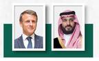 ولي العهد الأمير محمد بن سلمان والرئيس الفرنسي إيمانويل ماكرون