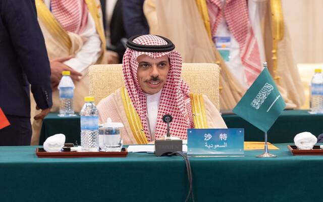 الأمير فيصل بن فرحان بن عبدالله، وزير الخارجية السعودي