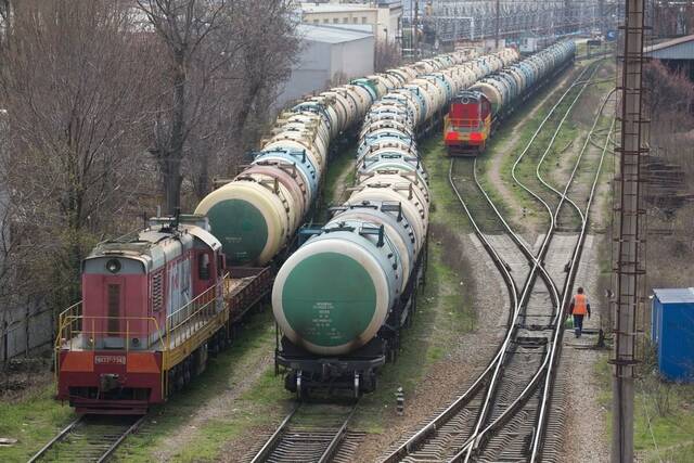 قطار لنقل النفط - الصورة أرشيفية