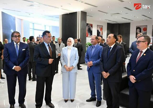 افتتاح مركز الخدمات الضريبية المميزة بمدينة العلمين الجديدة