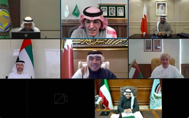 جانب من الاجتماع الافتراضي الاستثنائي الـ115 للجنة التعاون المالي والاقتصادي بمجلس التعاون الخليجي