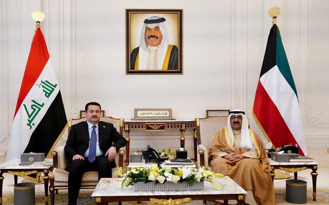 رئيس مجلس الوزراء العراقي يلتقي ولي العهد الكويتي