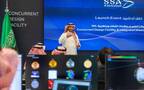 محمد التميمي الرئيس التنفيذي لوكالة الفضاء السعودية خلال تدشين المركز