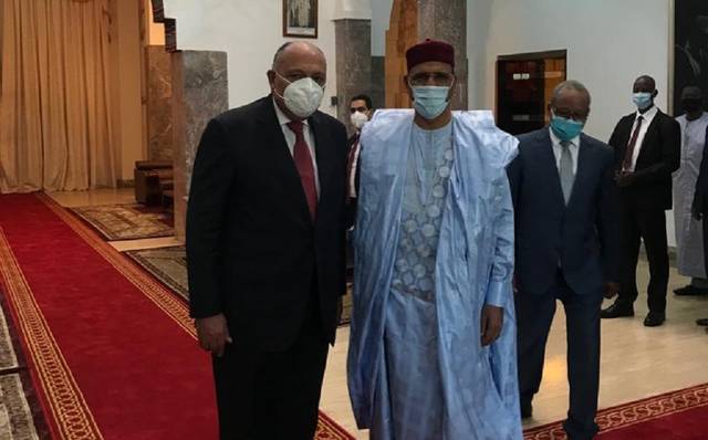 وزير الخارجية المصري يسلم رئيس النيجر رسالة من السيسي بشأن سد النهضة