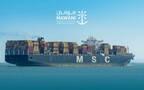 ناقلة حاويات تابعة لشركة MSC العالمية