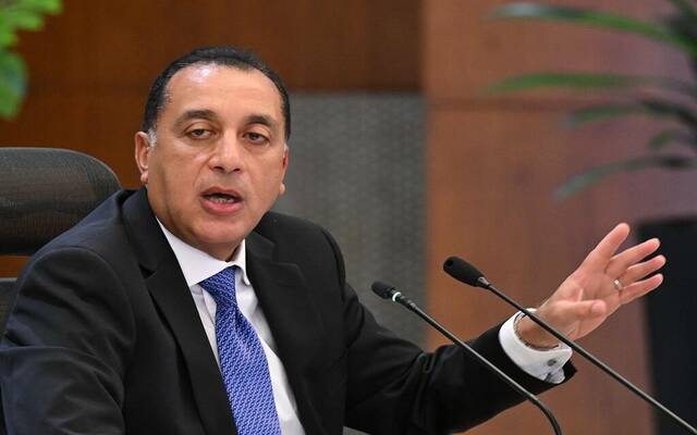 رئيس مجلس الوزراء المصري مصطفى مدبولي