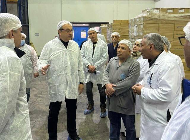 جانب من الزيارة