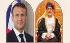 سلطان عمان ورئيس فرنسا