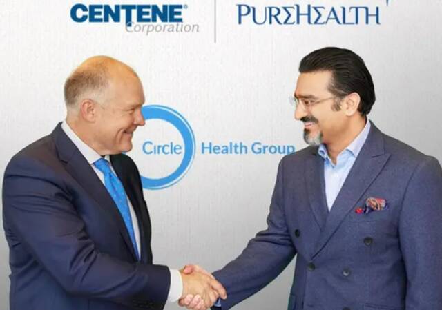 Farhan Malik, Group CEO of PureHealth, and Brent Layton, Centene Corporation’s Senior Advisor