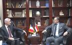 أحمد عيسى وزير السياحة والآثار مع مارك باريتي سفير دولة فرنسا بالقاهرة